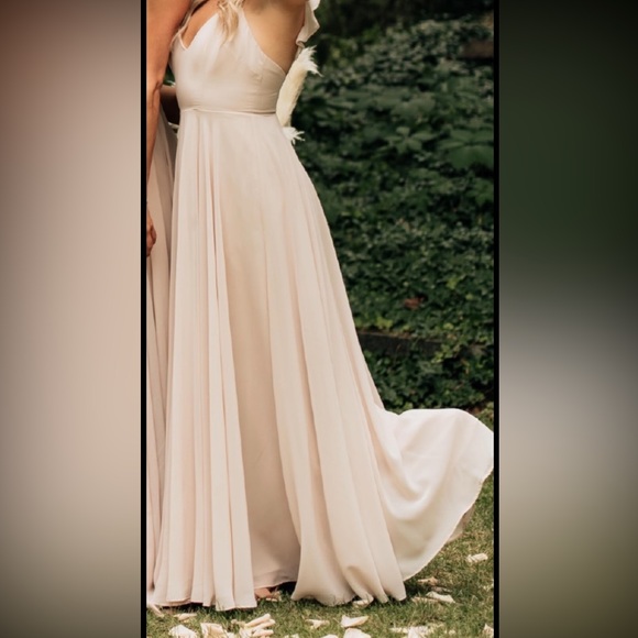 Blush Bridesmaids Dress - Picture 4 of 4
